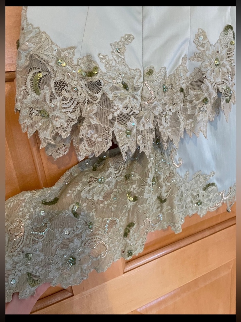 Mandalay Aqua One shoulder Embellished Set - Picture 4 of 8